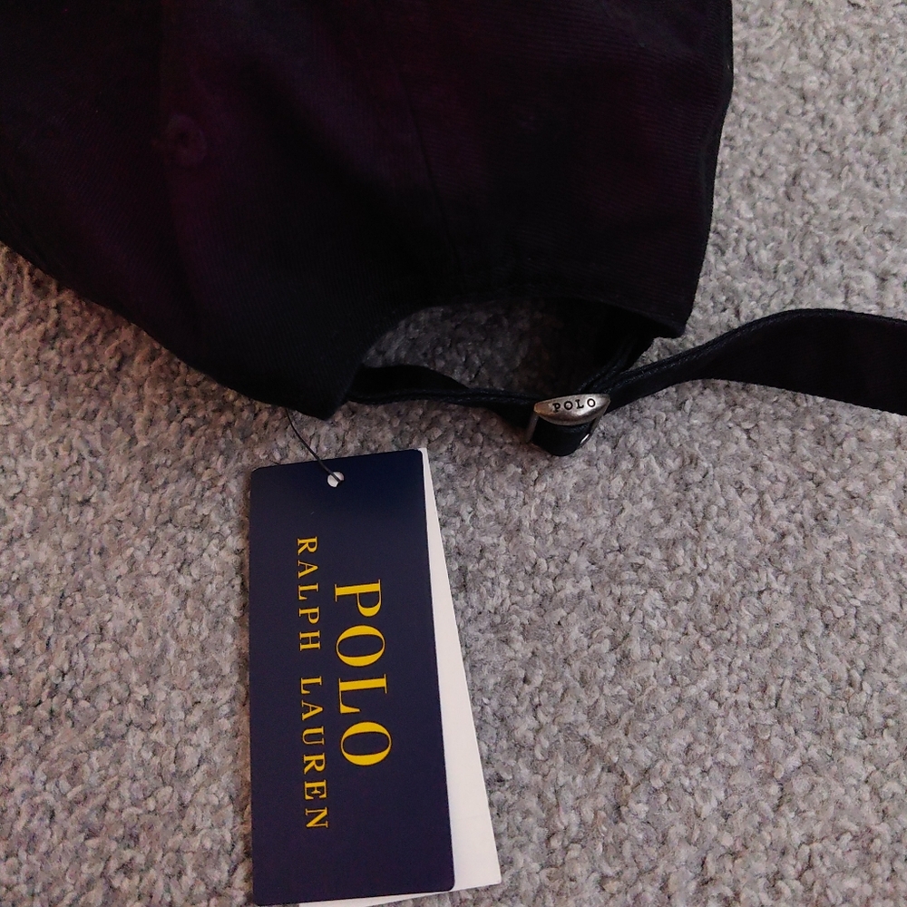 Polo Ralph Lauren Cotton Twill Ball Cap Black - Picture 13 of 13